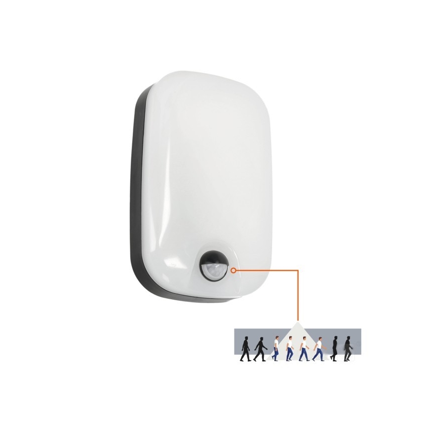 LED Zunanja stenska svetilka s senzorjem gibanja in mraka BAVANO LED/15W/230V 3000/4000/5700K IP54