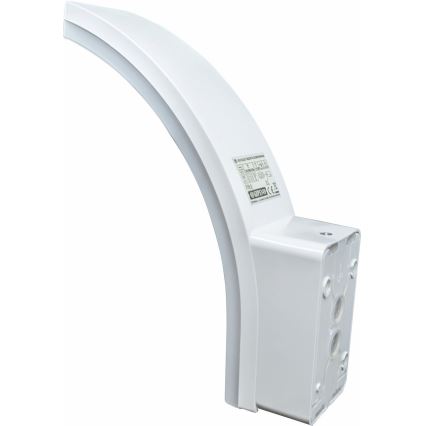 LED Dimmable zunanja stenska svetilka s senzorjem gibanja in sumraka LED/12/15/20W/230V IP65 bela