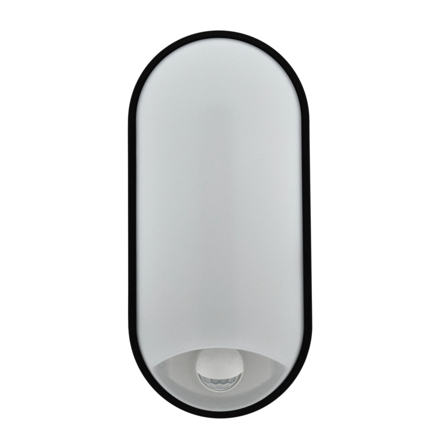 Zatemnjevalna LED zunanja stenska svetilka s senzorjem gibanja LED/12/15/18W/230V 3000K/4000K/6500K IP65 črna/bela