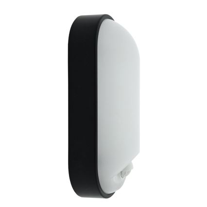 Zatemnjevalna LED zunanja stenska svetilka s senzorjem gibanja LED/12/15/18W/230V 3000K/4000K/6500K IP65 črna/bela
