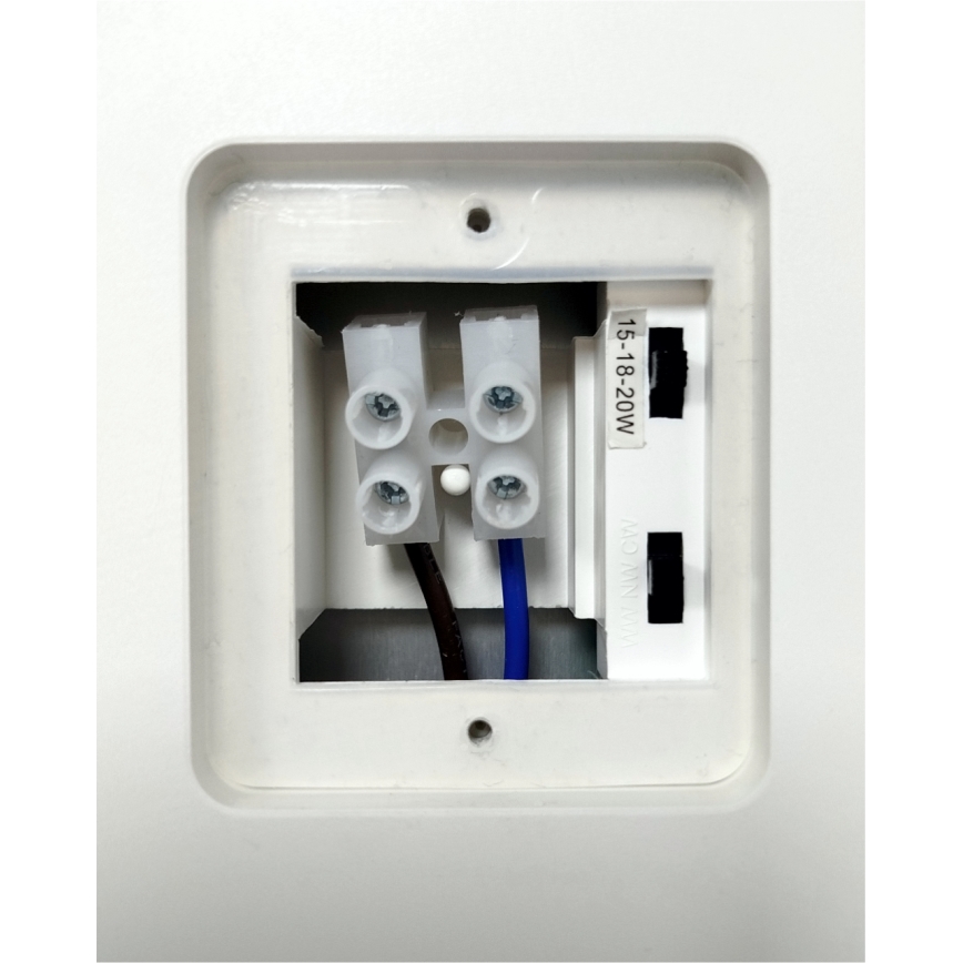 Zatemnjevalna LED zunanja stenska svetilka s senzorjem gibanja LED/12/15/18W/230V 3000K/4000K/6500K IP65 črna/bela