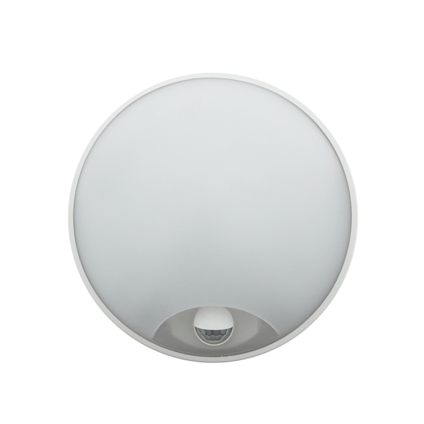 LED zatemnjevalna zunanja stenska svetilka s senzorjem gibanja LED/15/18/20W/230V 3000K/4000K/6500K IP65 črna/bela