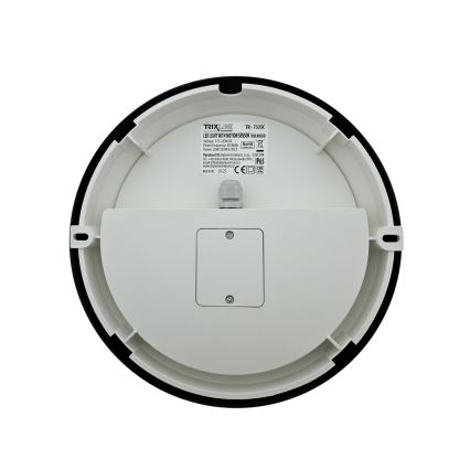 LED zatemnjevalna zunanja stenska svetilka s senzorjem gibanja LED/15/18/20W/230V 3000K/4000K/6500K IP65 črna/bela