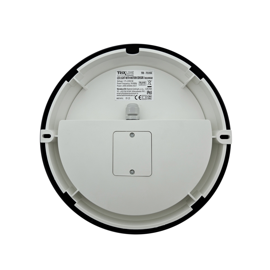 LED zatemnjevalna zunanja stenska svetilka s senzorjem gibanja LED/15/18/20W/230V 3000K/4000K/6500K IP65 črna/bela