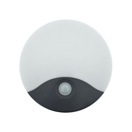 LED zunanja stenska svetilka s senzorjem gibanja LED/18W/230V IP44 antracitna