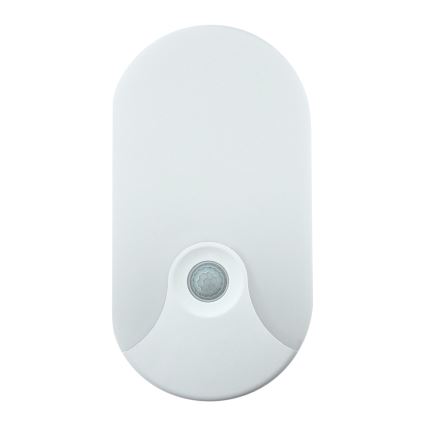 LED zunanja stenska svetilka s senzorjem gibanja LED/18W/230V IP44 bela