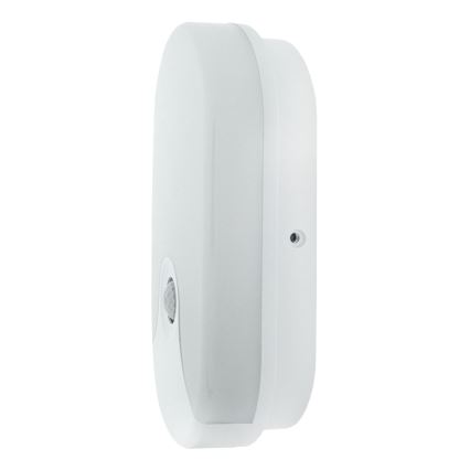 LED zunanja stenska svetilka s senzorjem gibanja LED/18W/230V IP44 bela