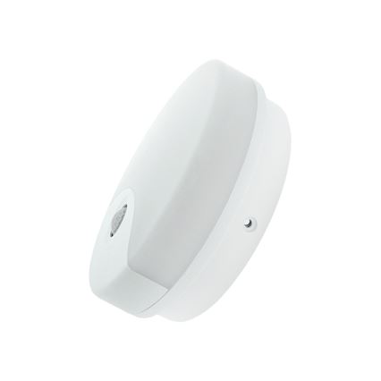 LED zunanja stenska svetilka s senzorjem gibanja LED/18W/230V IP44 bela