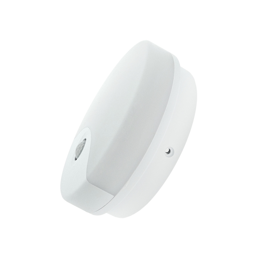 LED zunanja stenska svetilka s senzorjem gibanja LED/18W/230V IP44 bela