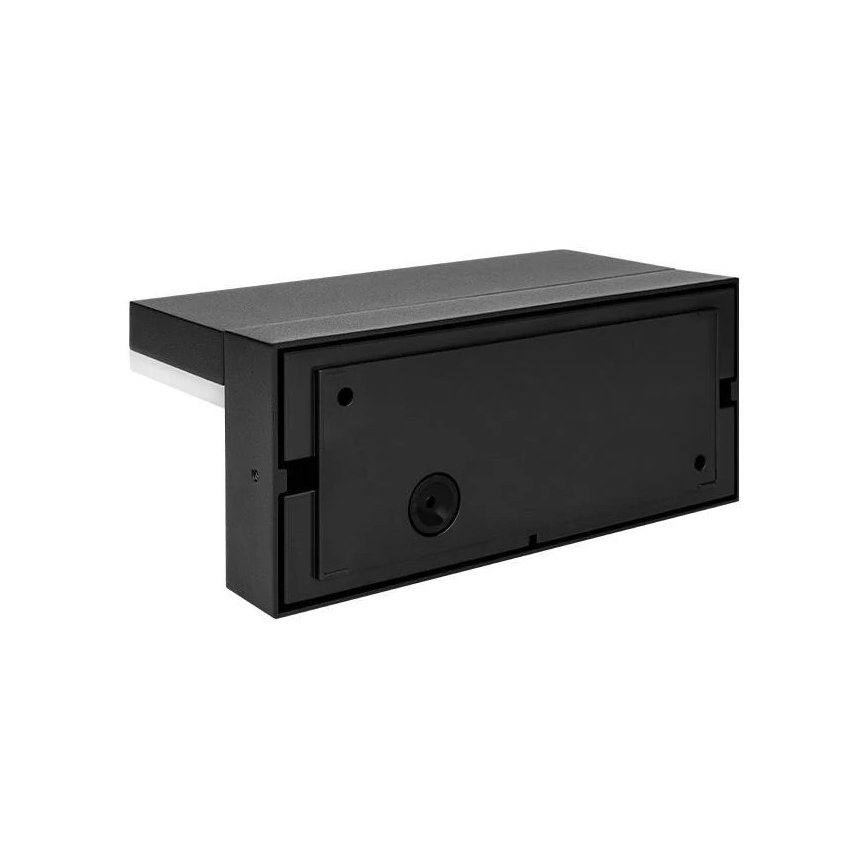 LED zunanja stenska svetilka s senzorjem HESTIO LED/9W/230V 4000K IP44 črna
