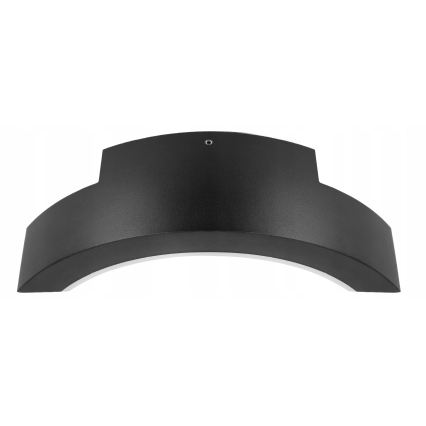 Zunanji stenski LED svetilnik s senzorjem gibanja LED/10W/230V IP54 črne barve