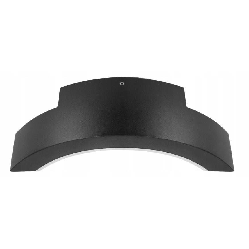 Zunanji stenski LED svetilnik s senzorjem gibanja LED/10W/230V IP54 črne barve
