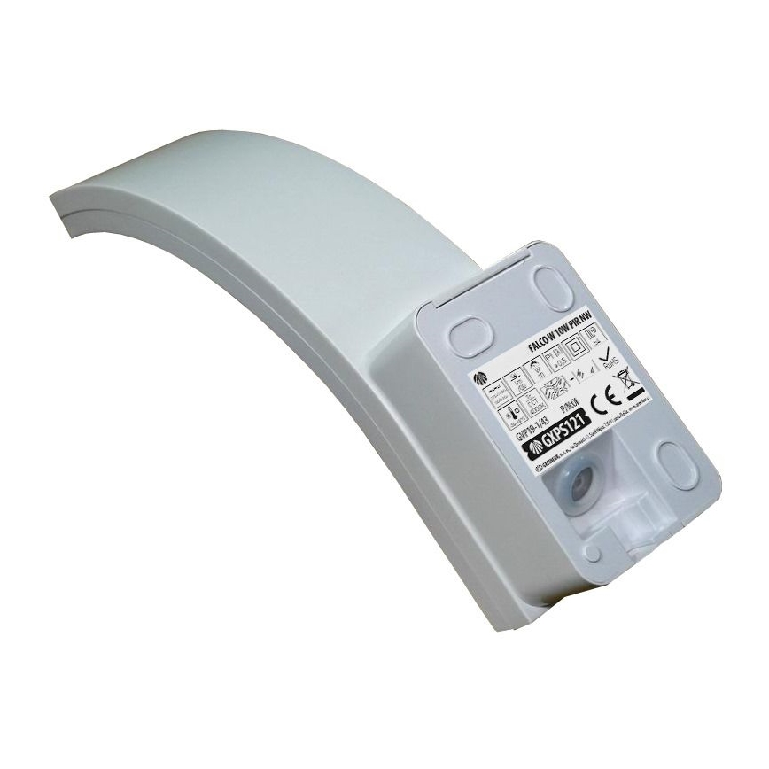 LED Zunanja stenska svetilka s senzorjem LED/10W/230V IP54