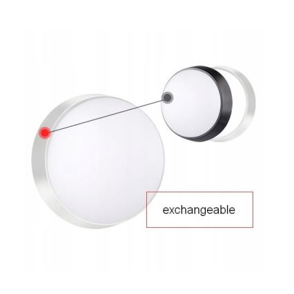 LED Zunanja stenska svetilka s senzorjem LED/15W/230V 4000K IP65