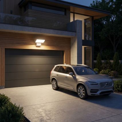 LED zunanje stensko svetilo s senzorjem gibanja LED/18W/230V IP44 belo