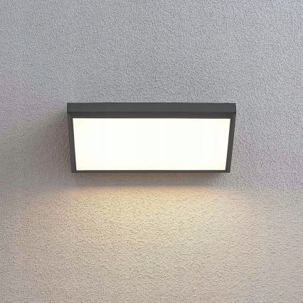 LED zunanja stenska svetilka s senzorjem gibanja LED/20W/230V IP65 siva