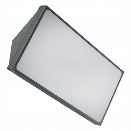 LED zunanja stenska svetilka s senzorjem gibanja LED/20W/230V IP65 siva