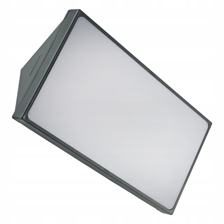 LED zunanja stenska svetilka s senzorjem gibanja LED/20W/230V IP65 siva