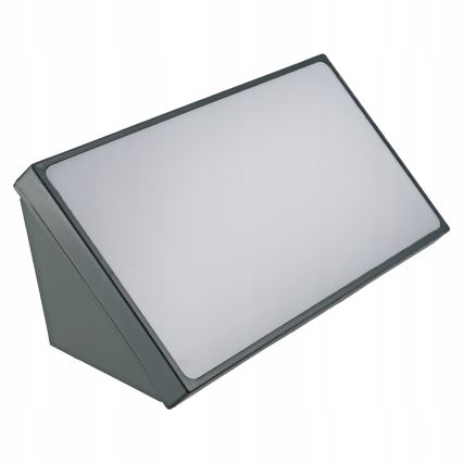 LED zunanja stenska svetilka s senzorjem gibanja LED/20W/230V IP65 siva