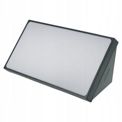 LED zunanja stenska svetilka s senzorjem gibanja LED/20W/230V IP65 siva