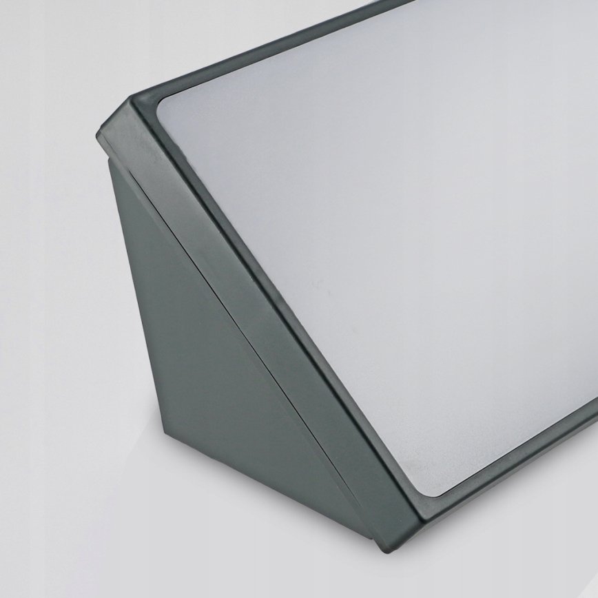 LED zunanja stenska svetilka s senzorjem gibanja LED/20W/230V IP65 siva