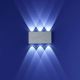 LED Zunanja stenska svetilka SILBER 6xLED/1W/230V IP54
