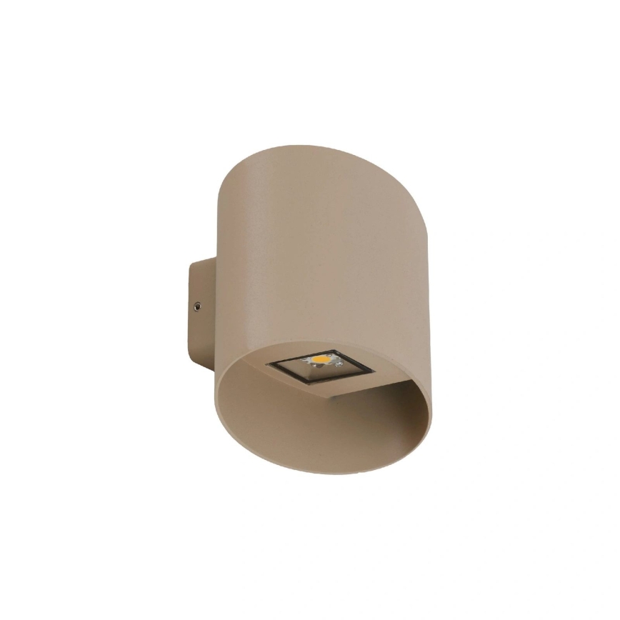 LED zunanja stenska svetilka VERTO LED/5W/230V IP54 bež