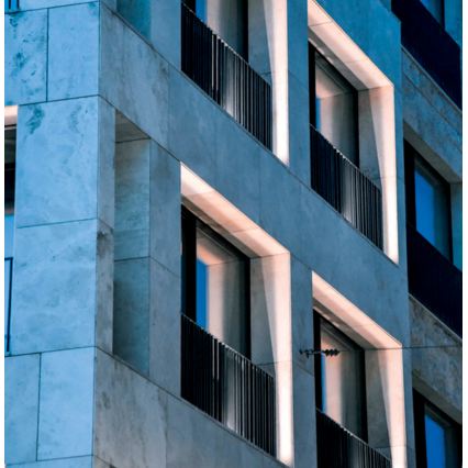 LED Zunanja stenska svetilka WINDOW LED/7W/230V IP65 bela