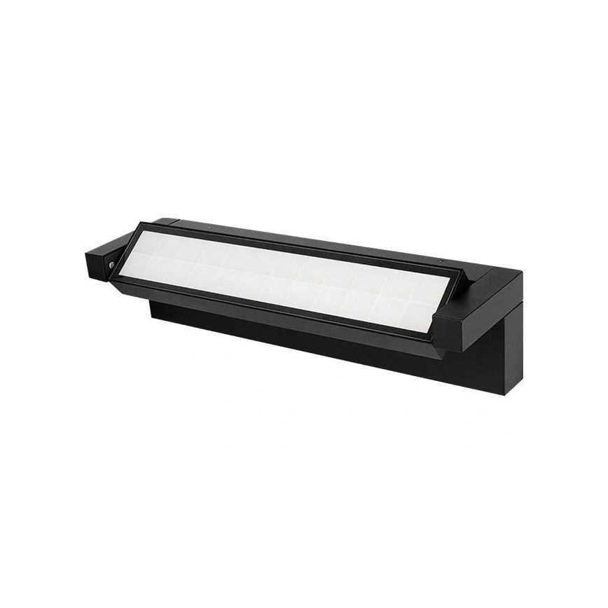 LED zunanja stenska svetilka s senzorjem gibanja in senzorjem mraka LED/36W/230V 3000/4000/6500K IP54 črna
