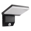 LED zunanja stenska svetilka z zaznavalom gibanja LED/18W/230V IP44 črna