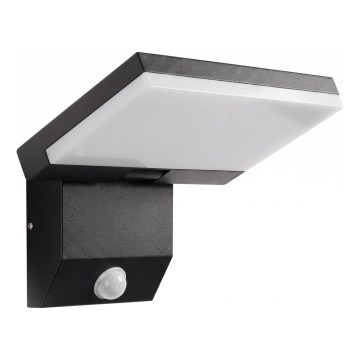 LED zunanja stenska svetilka z zaznavalom gibanja LED/18W/230V IP44 črna
