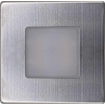 LED Zunanja stopniščna svetilka DECENTLY LED/1,7W/230V 3000/4000/6000K IP54 sijajni krom