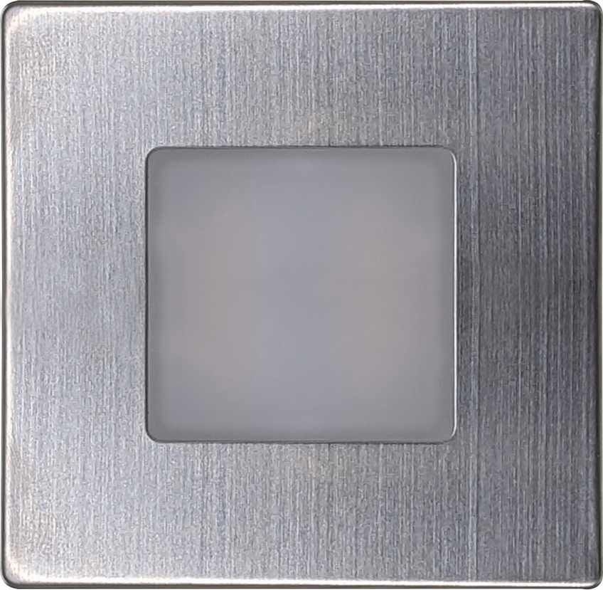 LED Zunanja stopniščna svetilka DECENTLY LED/1,7W/230V 3000/4000/6000K IP54 sijajni krom