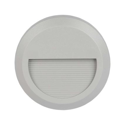 LED Zunanja stopniščna svetilka LED/2W/230V IP65 3000K siva