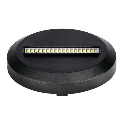 LED Zunanja stopniščna svetilka LED/2W/230V IP65 4000K črna