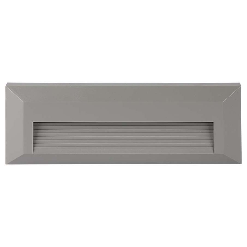 LED Zunanja stopniščna svetilka LED/3W/230V 4000K IP65 siva