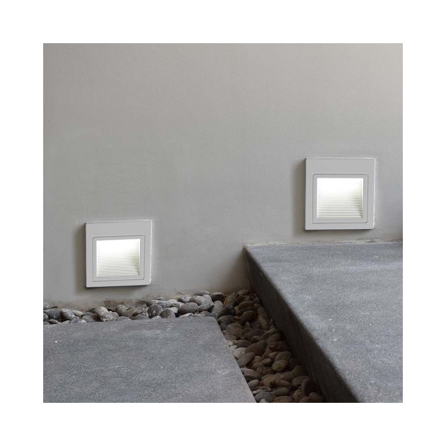 LED Zunanja stopniščna svetilka LED/5W/230V 3000K IP65 bela
