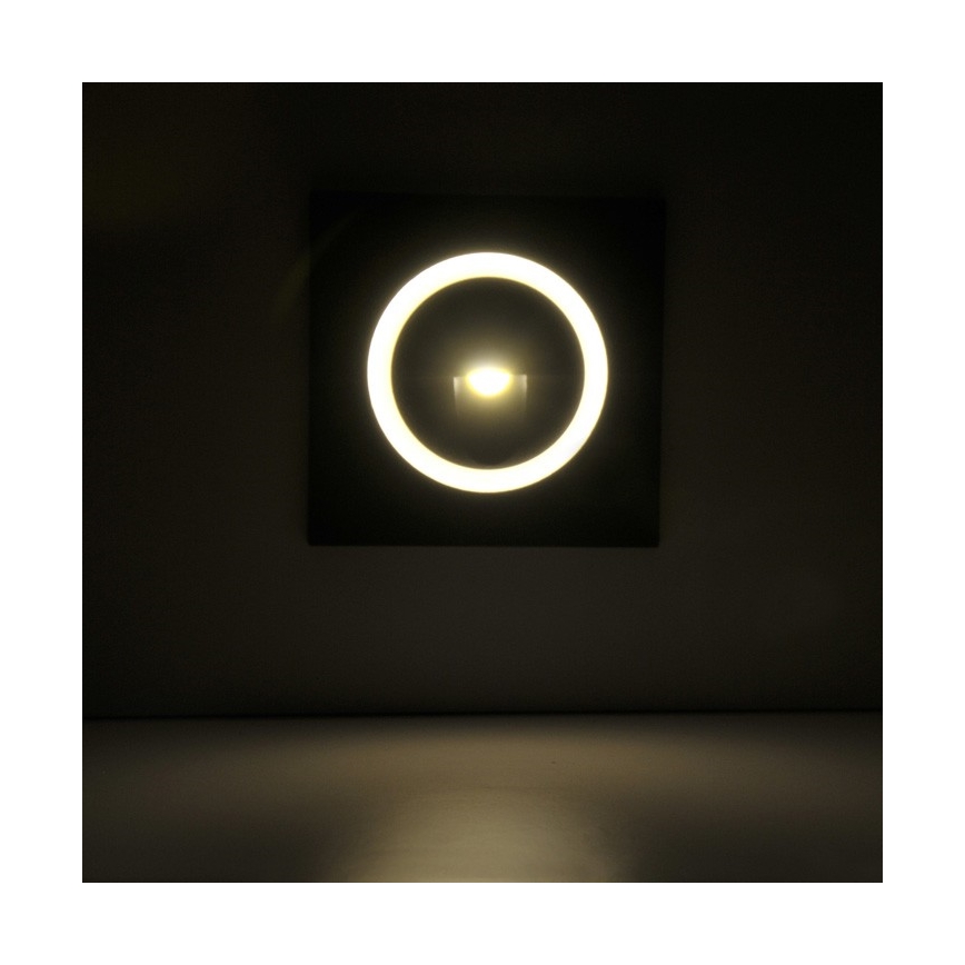 LED Zunanja stopniščna svetilka Q3 LED/3W/230V IP44