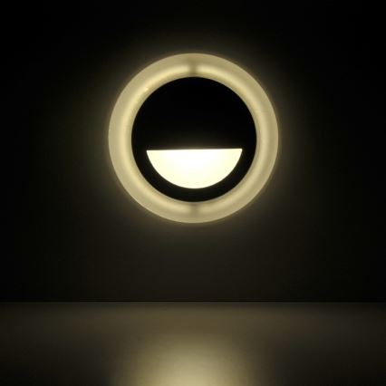 LED Zunanja stopniščna svetilka Q4 LED/3W/230V IP44
