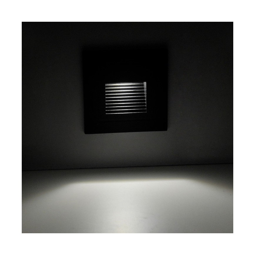 LED Zunanja stopniščna svetilka Q6 LED/3W/230V IP44