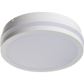 LED Zunanja stropna svetilka BENO LED/12/18W/230V 3000/3500/4000K IP65 bela okrogla