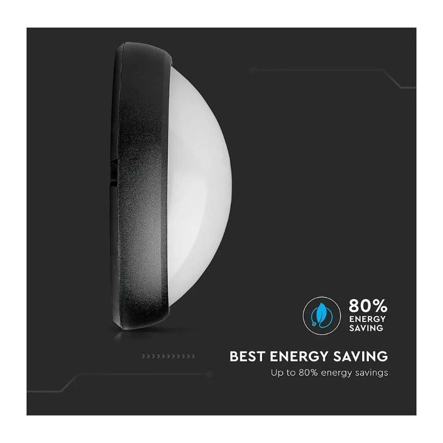 LED Zunanja stropna svetilka LED/12W/230V IP54