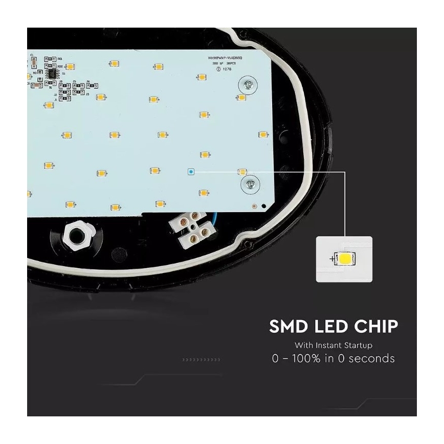 LED Zunanja stropna svetilka LED/12W/230V IP54