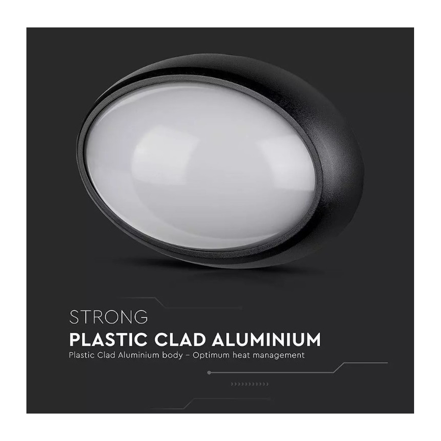 LED Zunanja stropna svetilka LED/12W/230V IP54