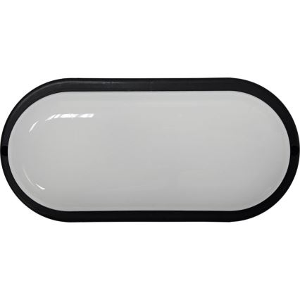 LED Zunanja stropna svetilka LED/15W/230V 4200K 20x9,8 cm IP64 črna