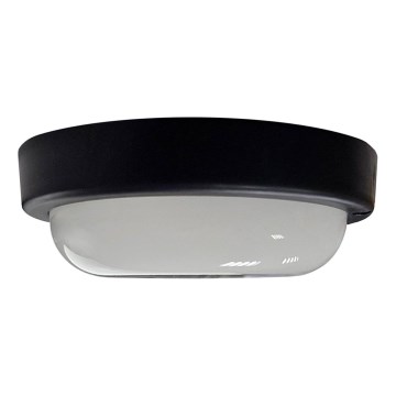 LED Zunanja stropna svetilka LED/15W/230V 4200K pr. 15,5 cm IP64 črna