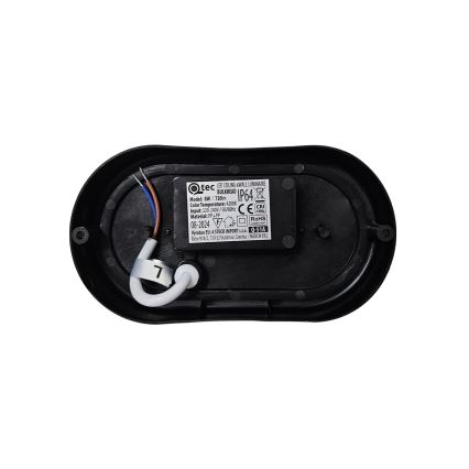 LED Zunanja stropna svetilka LED/8W/230V 4200K IP64 črna