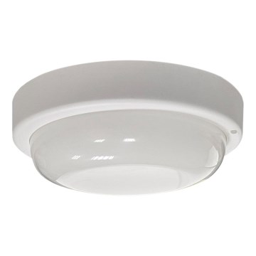 LED zunanja stropna svetilka LED/8W/230V 4200K premer 14 cm IP64 bela