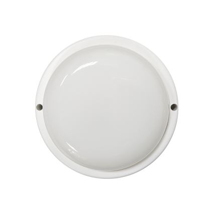 LED zunanja stropna svetilka LED/8W/230V 4200K premer 14 cm IP64 bela