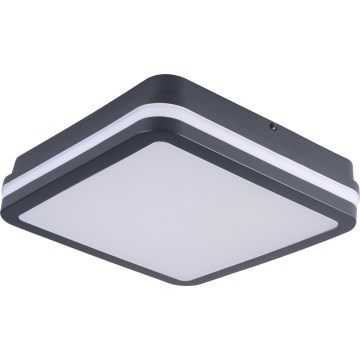 LED Zunanja stropna svetilka s senzorjem gibanja BENO LED/12/18W/230V 3000/3500/4000K IP65 antracit kvadraten